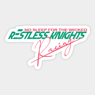 Restless Knights Racing V1 Green Sticker